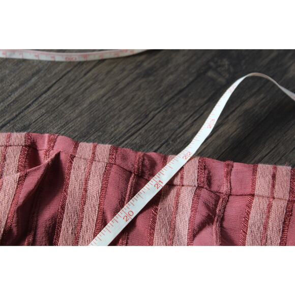 For Love & Lemons Mauve Pink Skirt Chevron Ribbon Ruffle Revolve Size XS - Picture 8 of 8